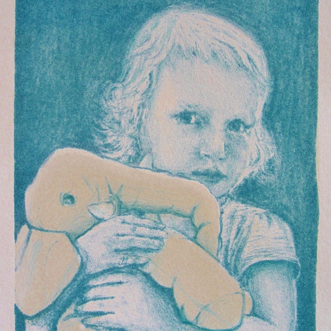 steendruk - Fien 16 x 13 cm
